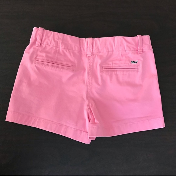 Vineyard Vines Girls Size 12 Pink Chino Shorts - Picture 2 of 5